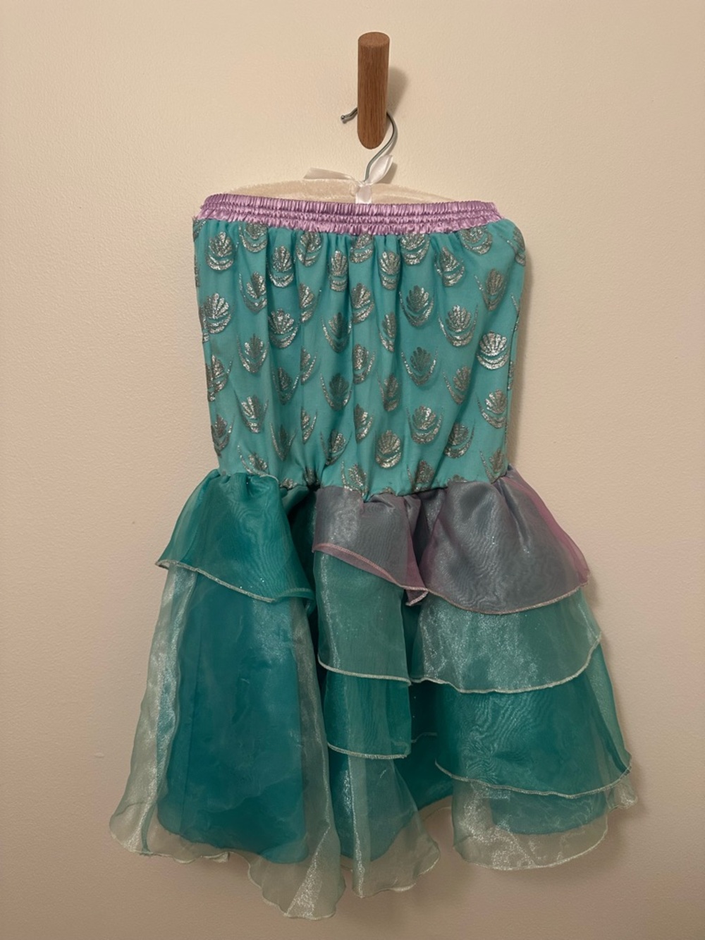 Disney The Little Mermaid Sequined Costume Skirt Tail